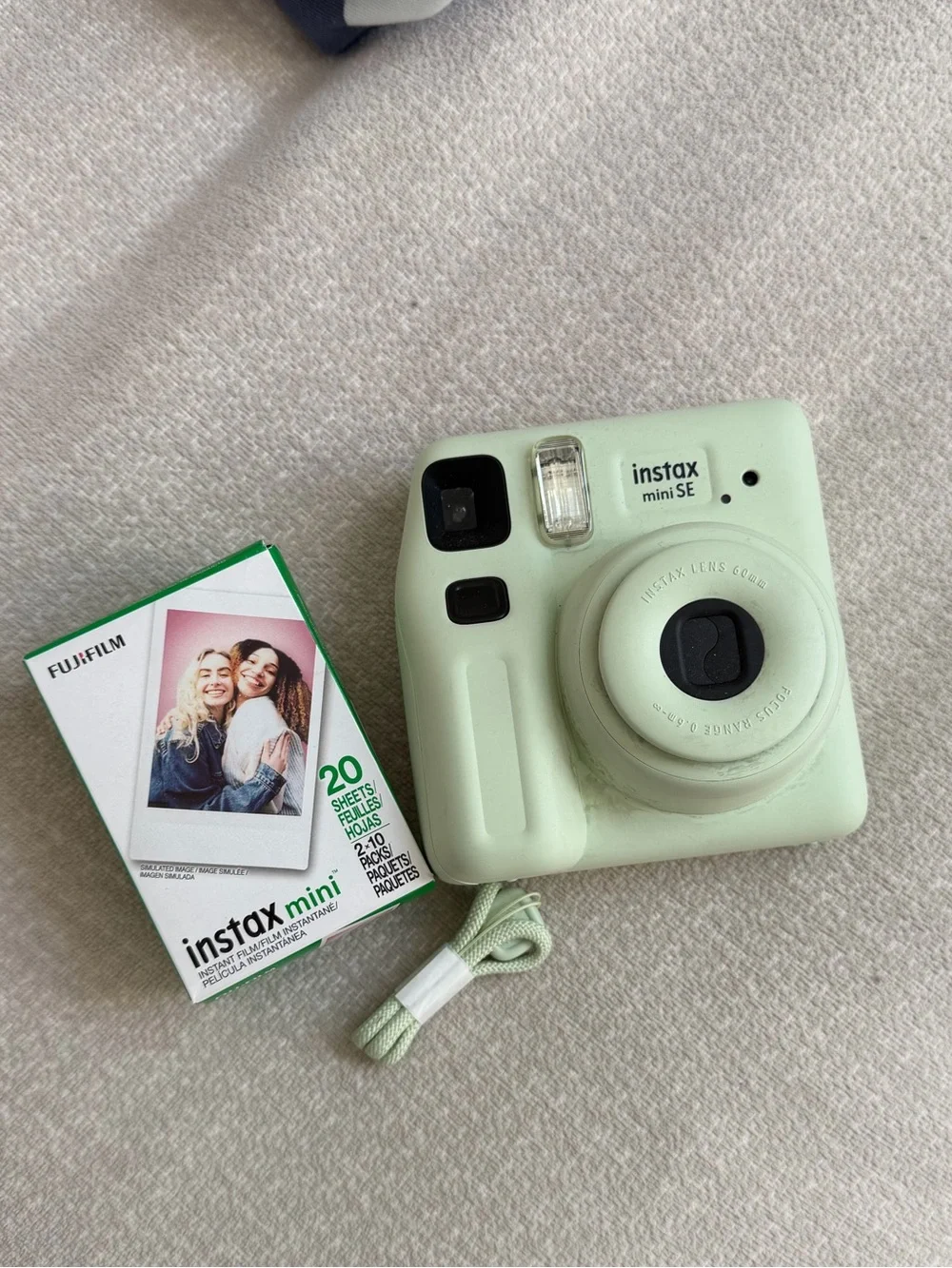 Fujifilm instax mini SE Instant Camera - Mint Green